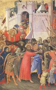 Simone Martini The Carrying of the Cross (mk05) France oil painting art
